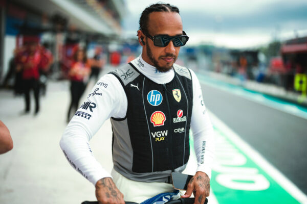 Scuderia Ferrari driver Lewis Hamilton on his positive feeling with the SF-25 during the F1 Miami GP, and comments on the radio messages.
