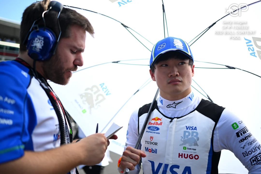 Tsunoda before driving for Racing Bulls in the 2026 F1 Italian GP