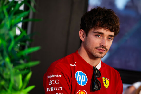 Charles Leclerc at Spanish GP, Thursday
