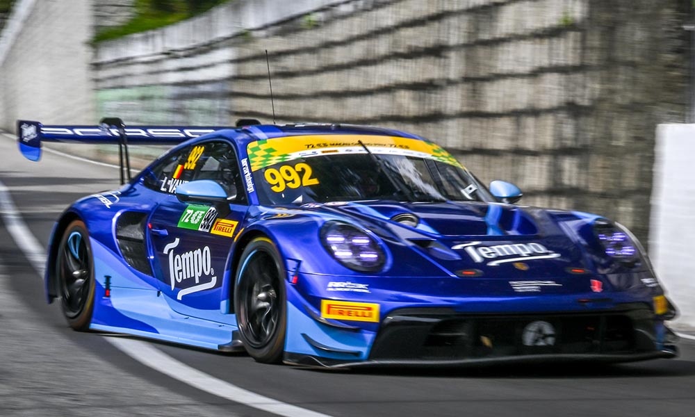 Laurens Vanthoor has established himself as the Macau GP pacesetter during FP1 at the FIA GT World Cup, though his commanding performance was overshadowed when a significant accident brought the session to an early conclusion.