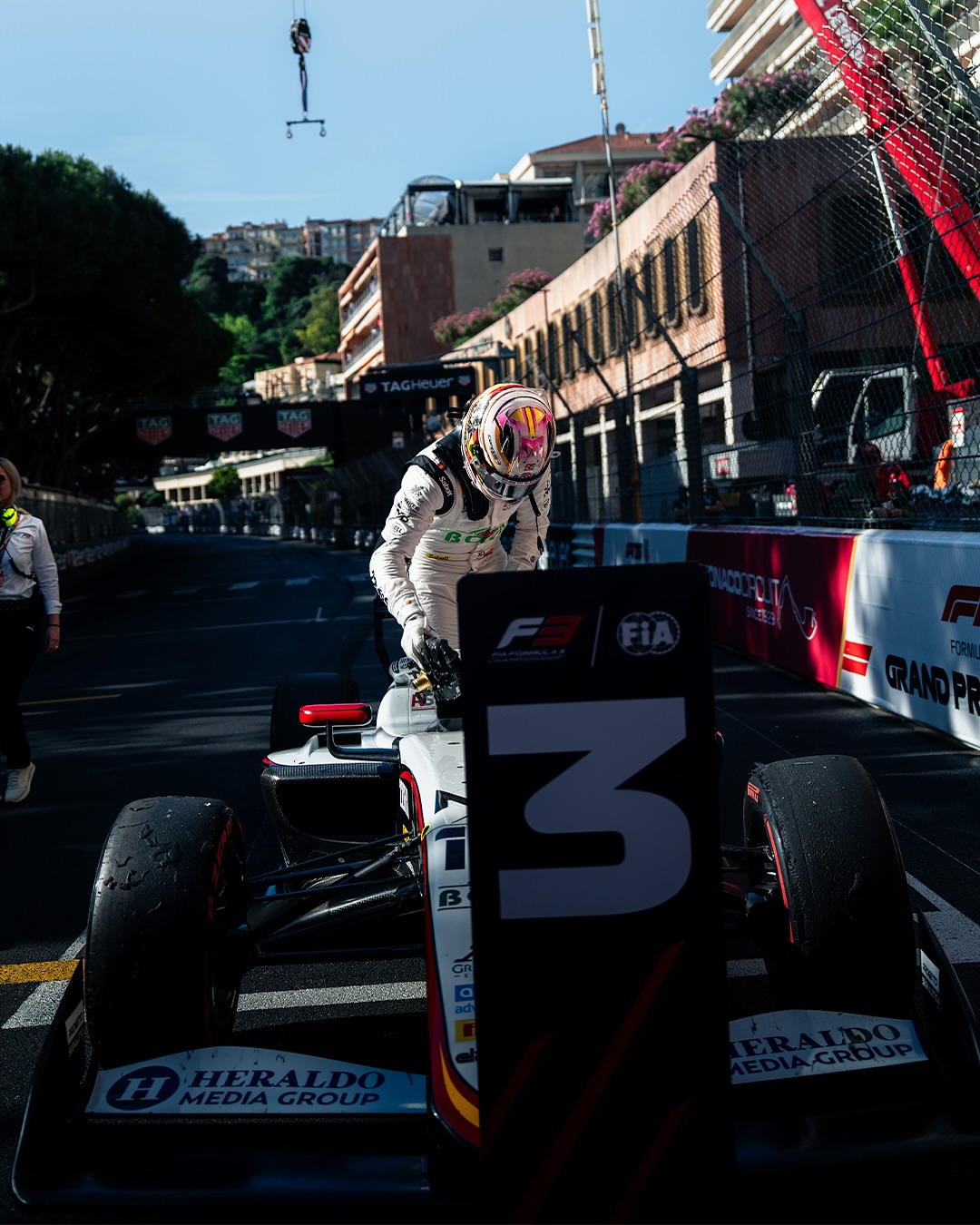 Mari Boya claimed P3 at the 2025 Monaco F3 Feature Race, joining Campos Racing teammate Nikola Tsolov on the podium.