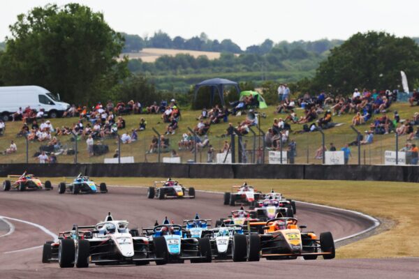 Palmer, Al Azhari and Alsabah take maiden 2026 British F4 wins at Thruxton as Van Langendonck keeps a 41-point lead after Round 6.