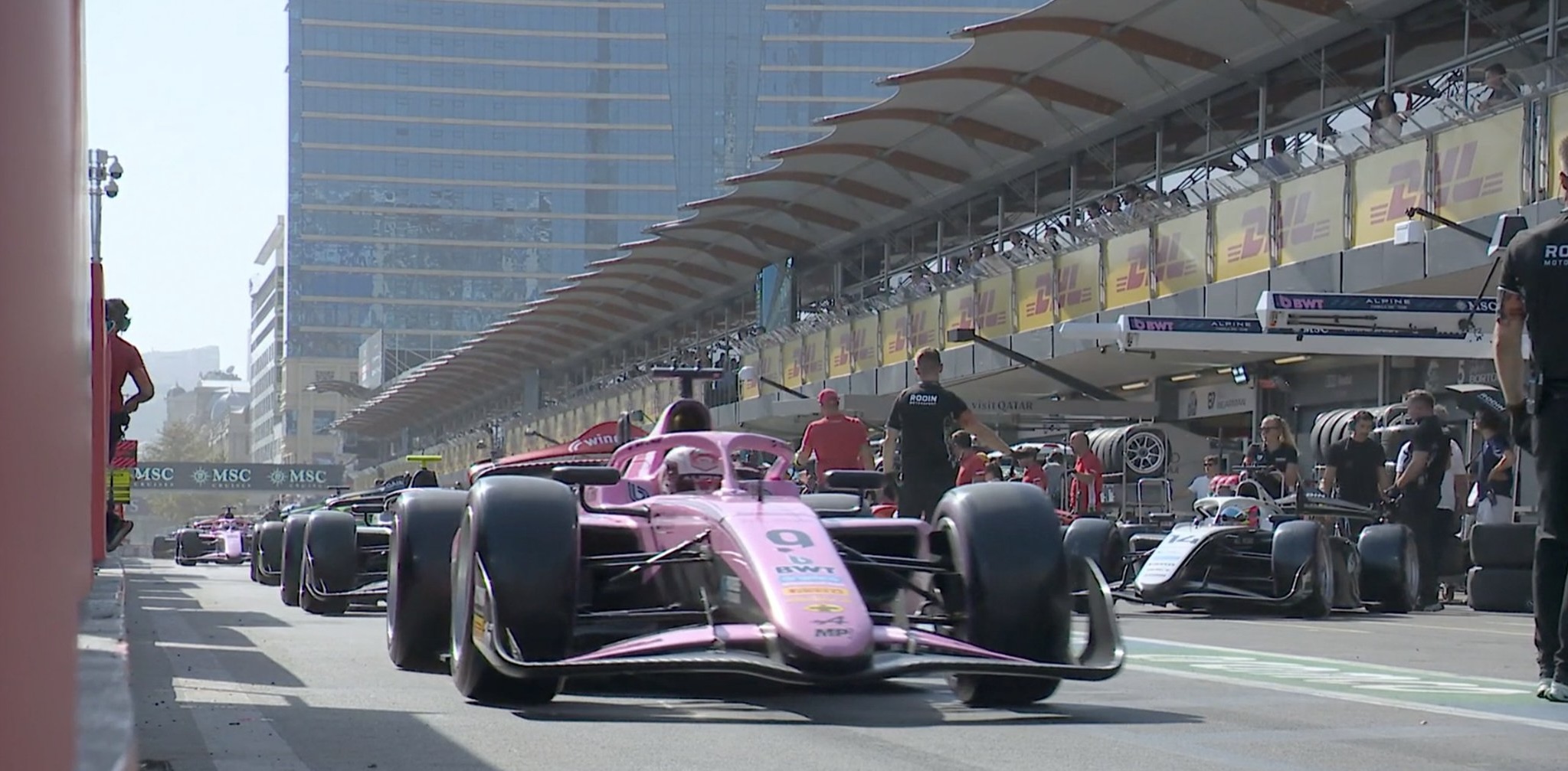 The 2026 F2 grid takes on two qualifying sessions at the 2026 Azerbaijan GP.