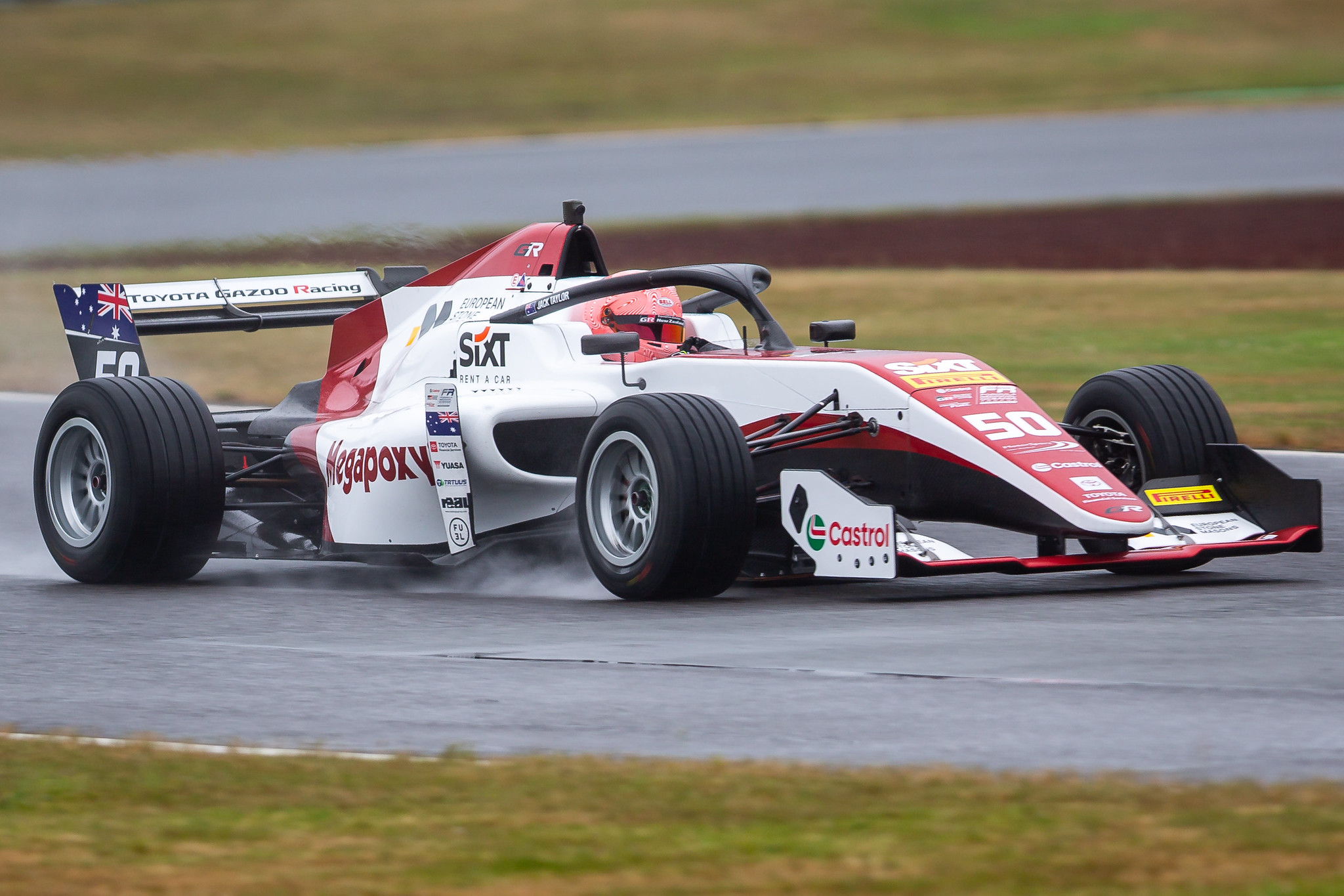 Jack Taylor snatches pole in a rain-hit 2026 CTFROT Qualifying 2 at Taupo, edging Wood and David after a dramatic, red-flagged session.