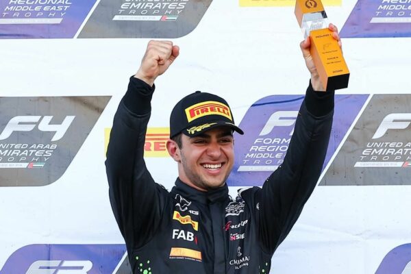 Rashid Al Dhaheri dominates Race 3 at Yas Marina, mastering restarts and Safety Cars to secure victory in the 2026 FRME Trophy Round 1 finale.