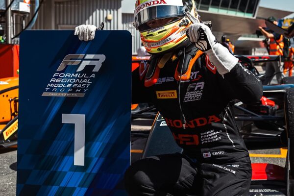Taito Kato converts pole into victory in 2026 FRME Dubai Race 1 as Abkhazava and Nakamura-Berta complete the podium.