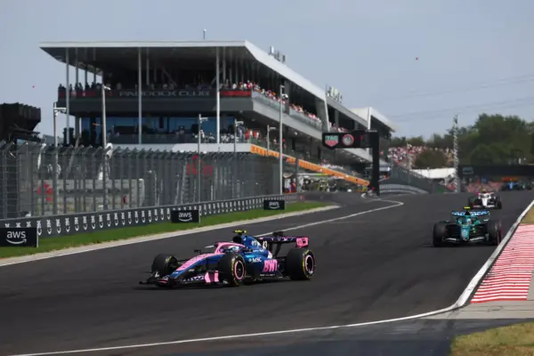 Pierre Gasly for Alpine, on Sunday 26th July, at the 2026 F1 Hungarian GP.