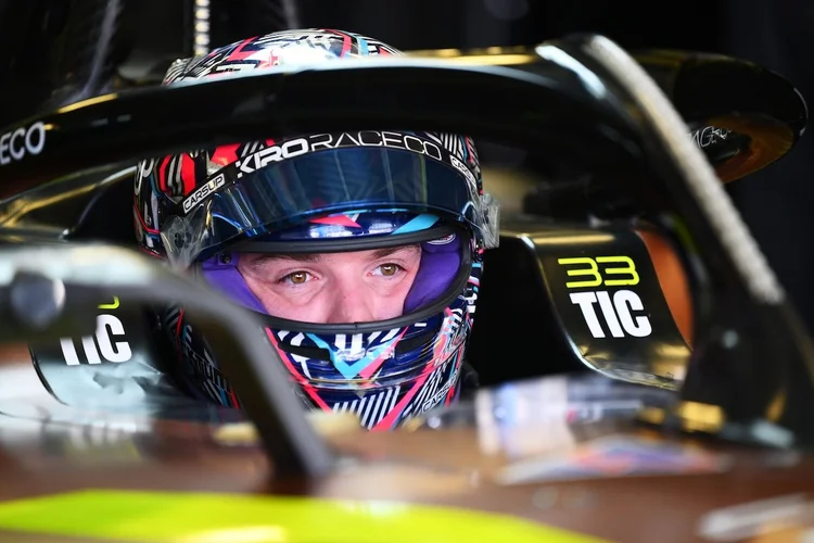 Dan Ticktum ahead of the Formula E miami E-Prix FP1