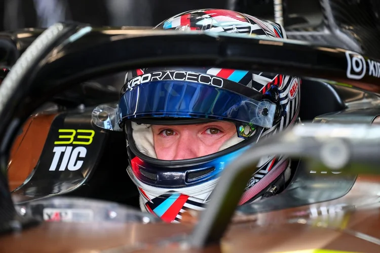 ticktum during the formula e Jeddah double header