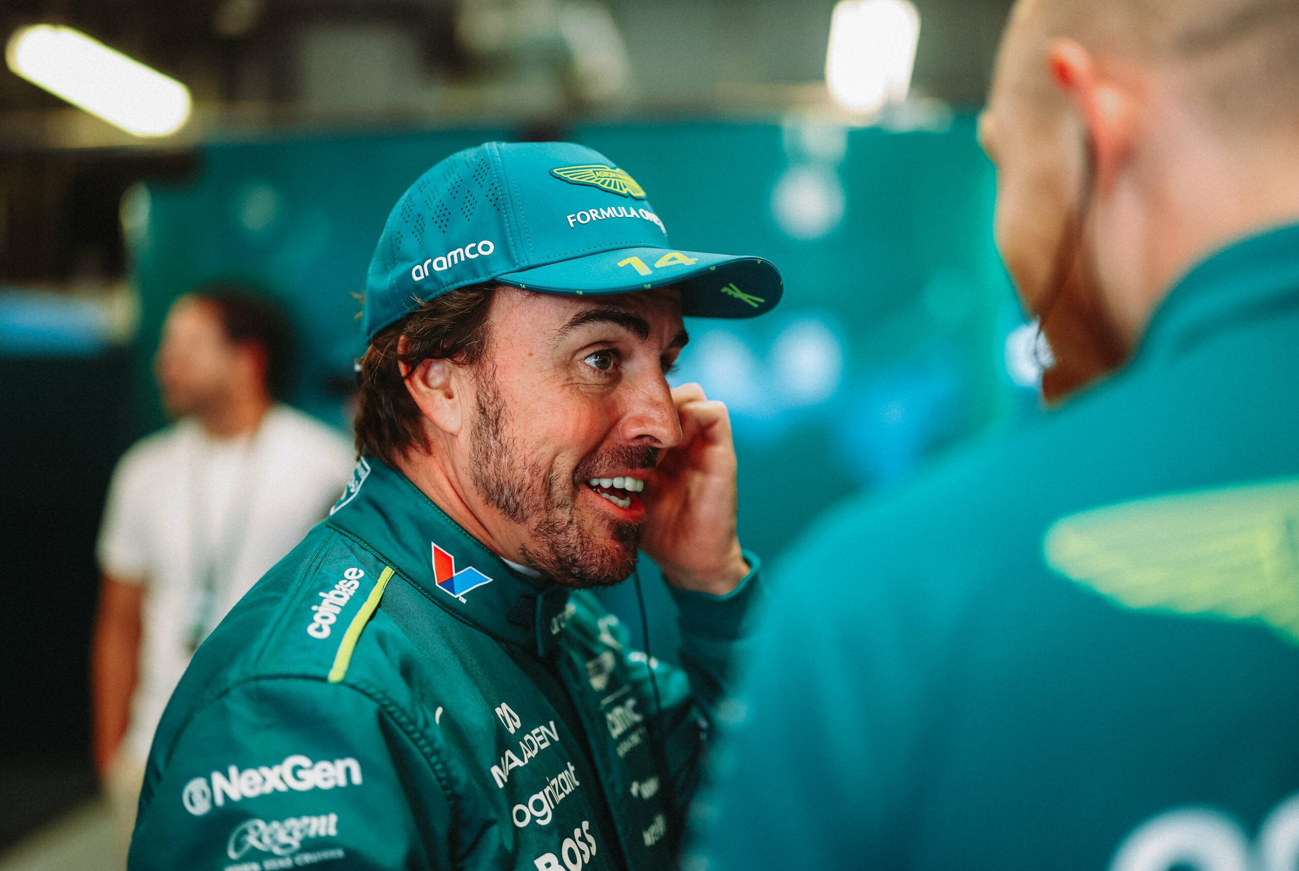 Alonso driving for Aston Martin F1 ahead of the 2026 season