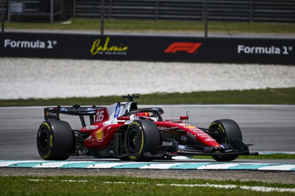Charles Leclerc for Ferrari at the 2026 F1 Malaysia Friday