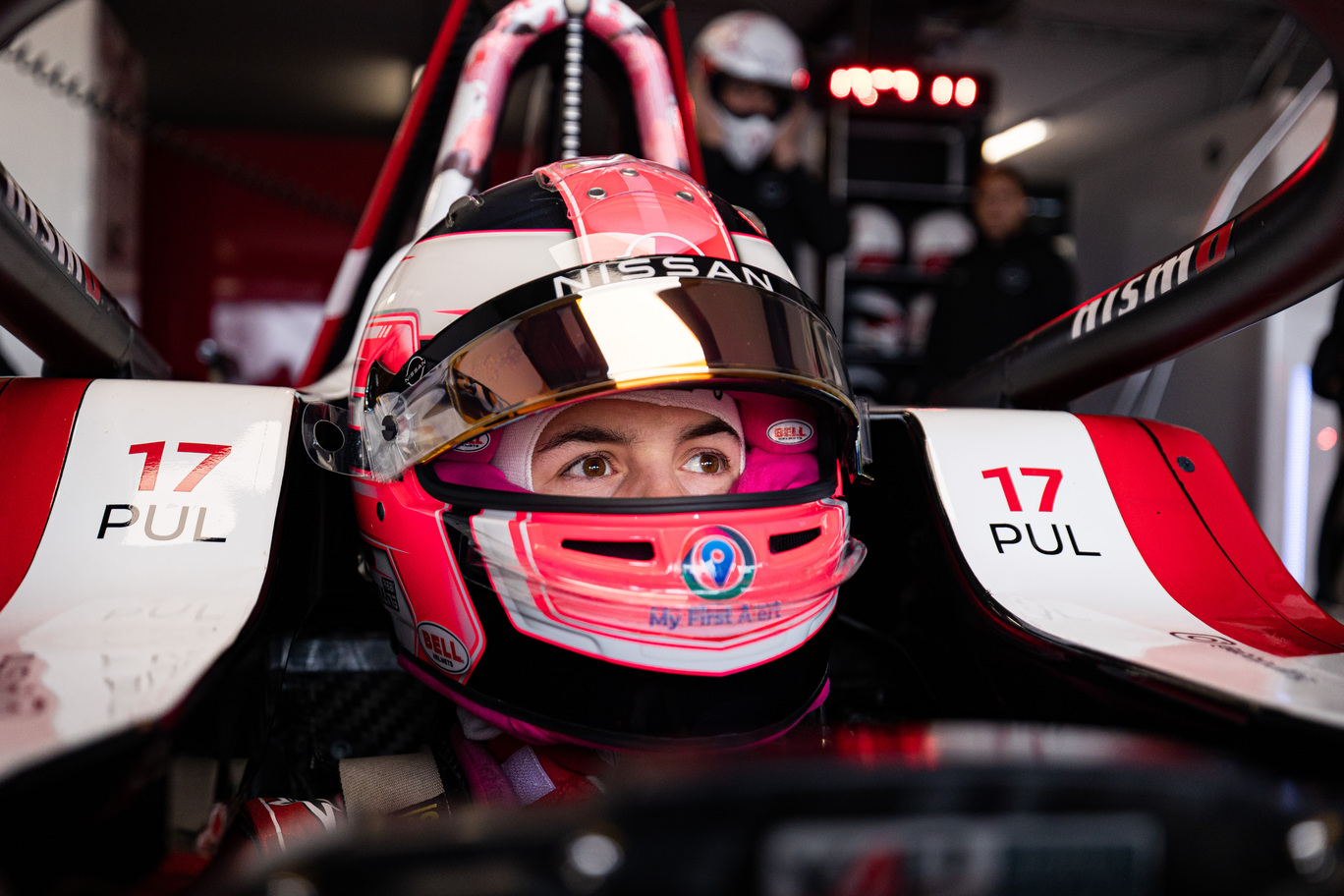 pulling driving for Nissan Formula E
