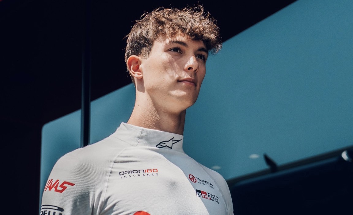 Ollie Bearman during the F1 2025 season