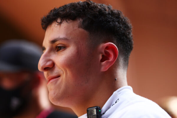 Hadjar during F1 Monaco GP Qualifying