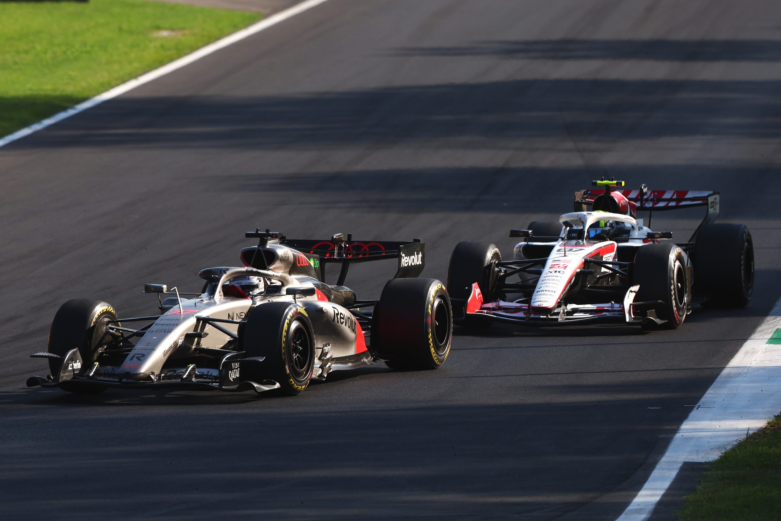 Nico Hülkenberg on track for Audi on Sunday at the 2026 F1 Italian GP
