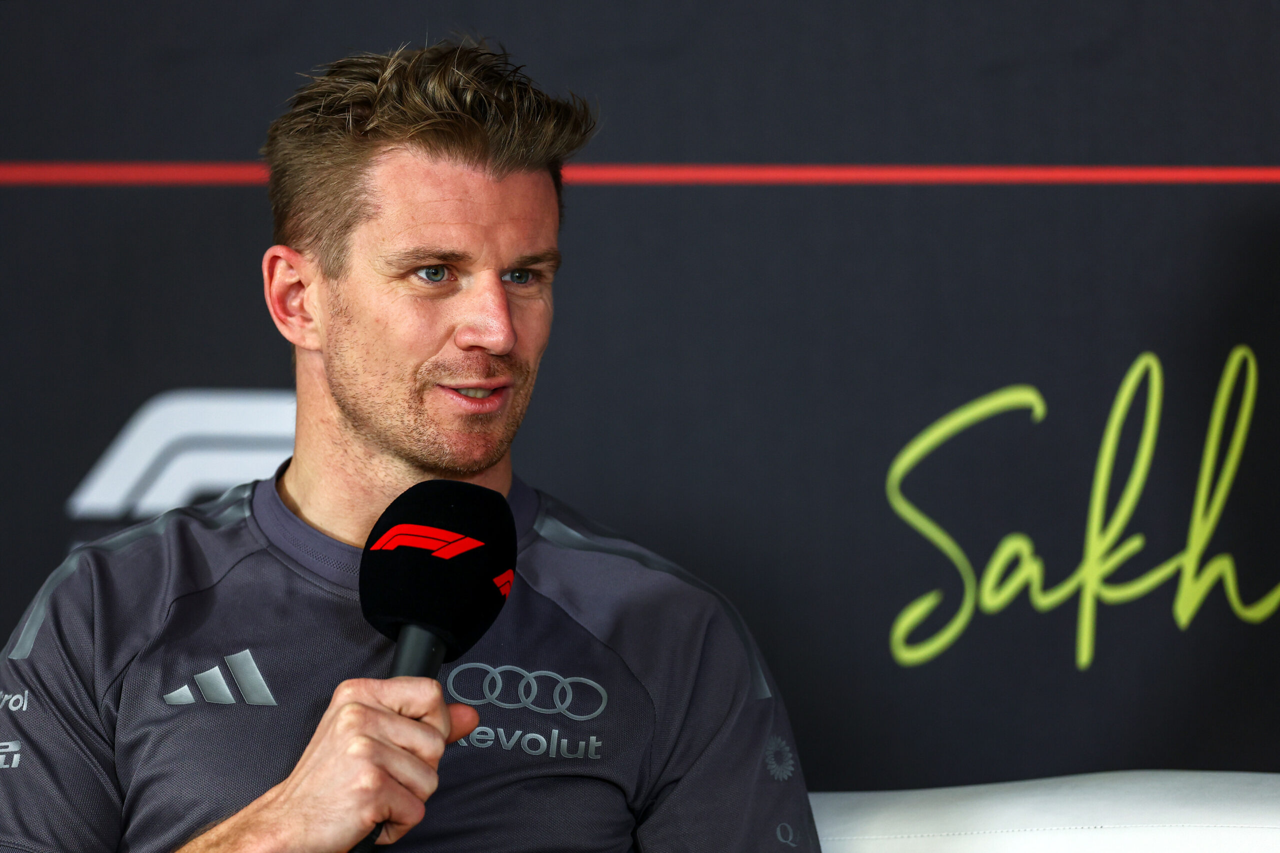 Audi F1 driver Nico Hulkenberg at 2026 Pre-Season: Bahrain Test 2, Day 3 - 20 February 2026