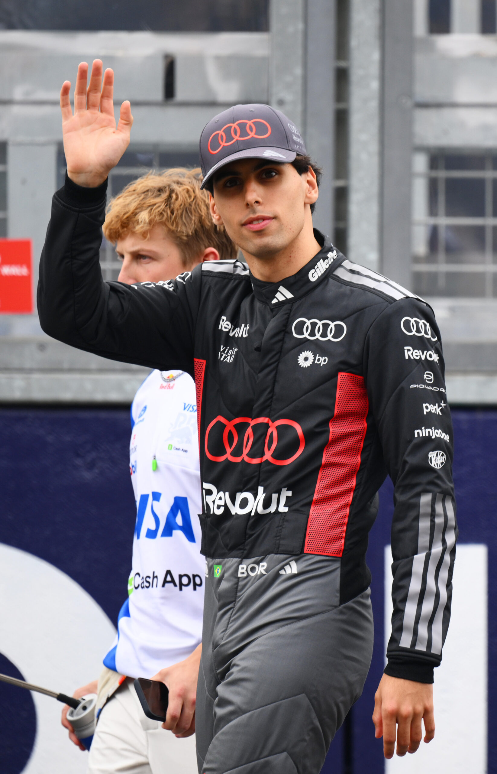 Gabriel Bortoleto on track for Audi F1 Team at the 2026 Australian Grand Prix