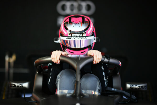 Felbermayr converts P6 into a podium in F1 ACADEMY Race 1 at the 2026 Chinese GP despite early contact with Alba Larsen
