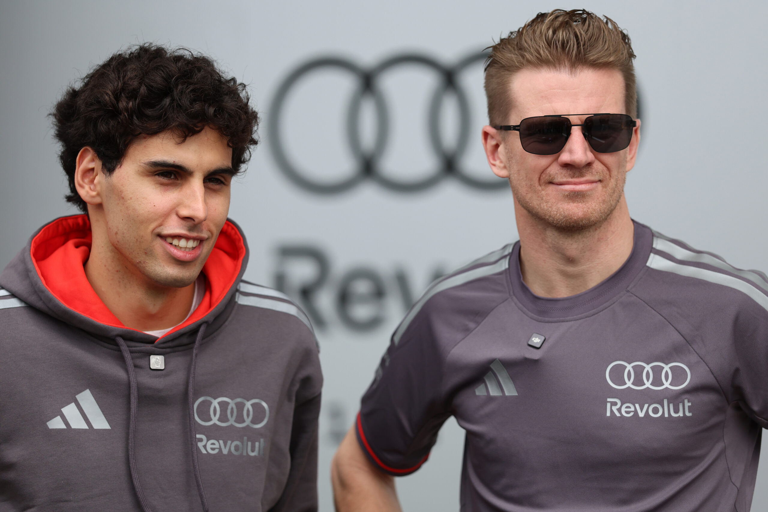 Audi F1 drivers Nico Hülkenberg and Gabriel Bortoleto react to Jonathan Wheatley’s sudden departure as team principal.