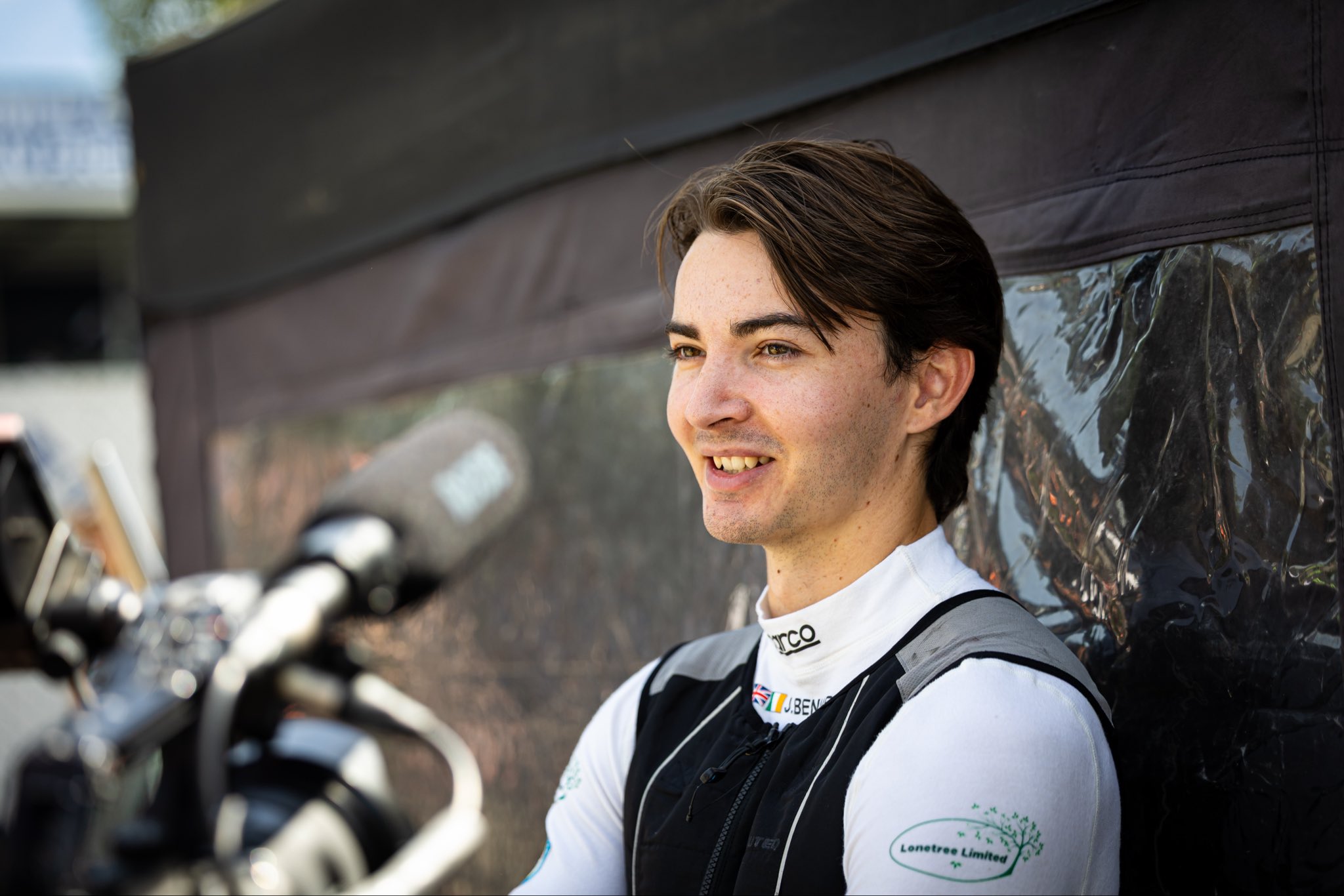 Trident's John Bennett takes a P2 finish during the Monza F2 Sprint Race.