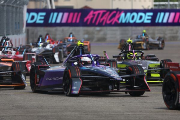 Berlin E-Prix 2025 at Tempelhof Airport.