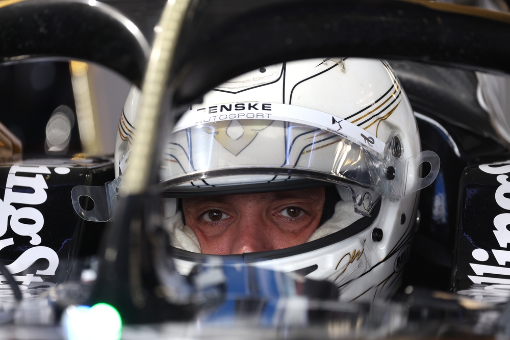 Jean-Éric Vergne of DS Penske took third at the 2025 Formula E Berlin E-Prix