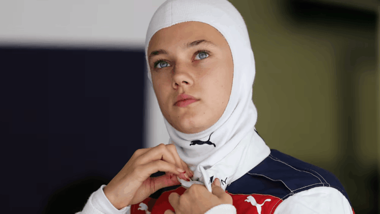 Alba Larsen made her F1 Academy debut in 2025 with MP Motorsport, gaining valuable experience and achieving consistent results with support from partner, Tommy Hilfiger.