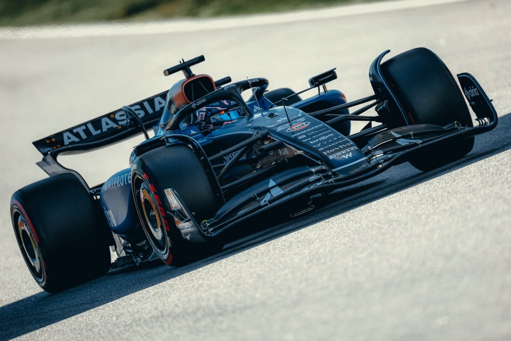 Alex Albon in Qualifying for the F1 Spanish GP.