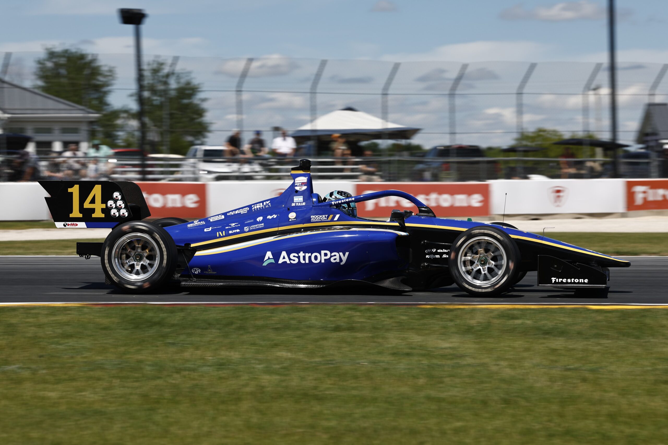 Alessandro de Tullio sweeps qualifying with a double pole at 2026 Indy NXT Road America Qualifying results