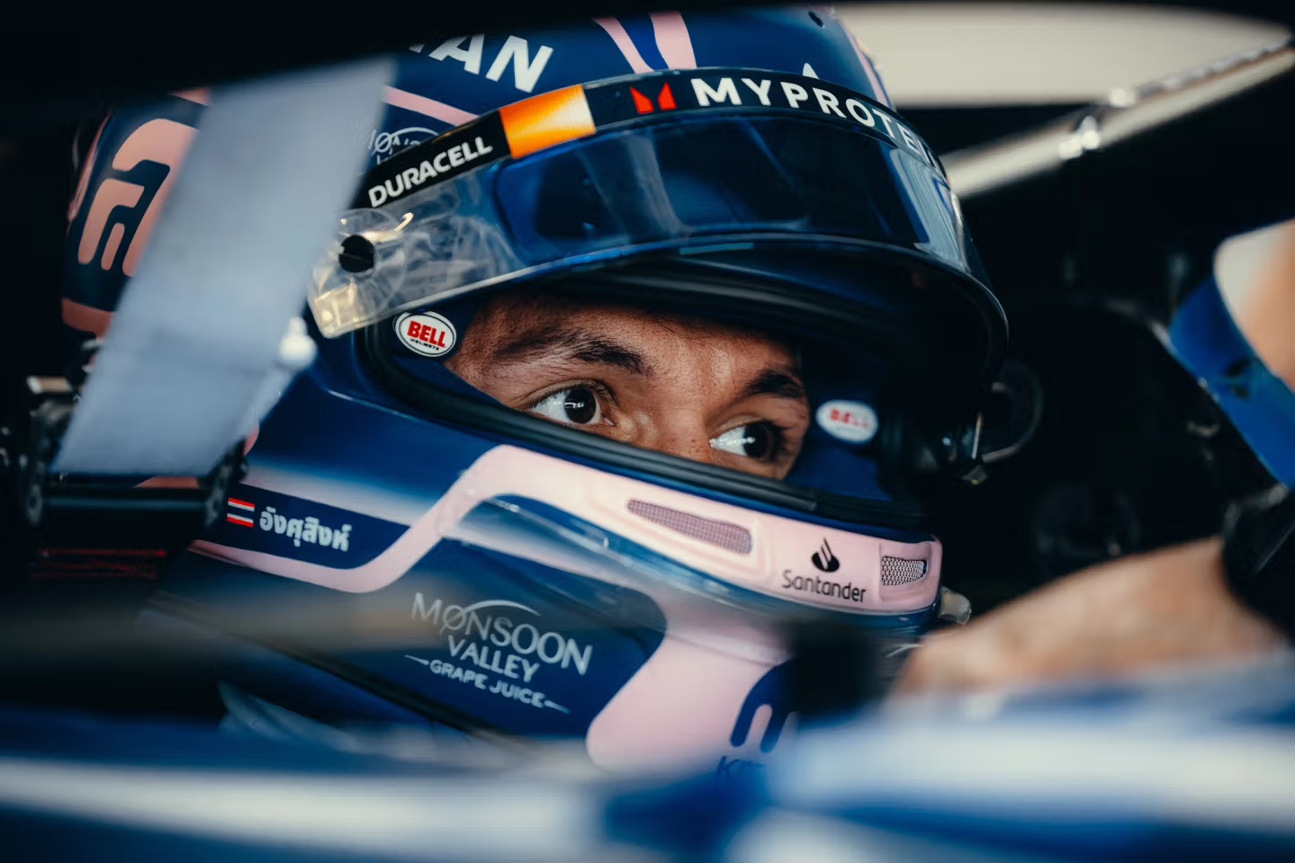 Alex Albon at the F1 Spanish GP for Williams