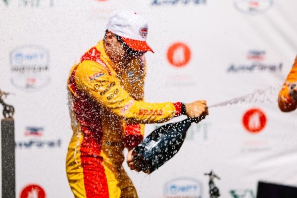 Palou wins the 2026 IndyCar Barber GP for the second year in a row after battles with Lundgaard, Schumacher and Hauger.