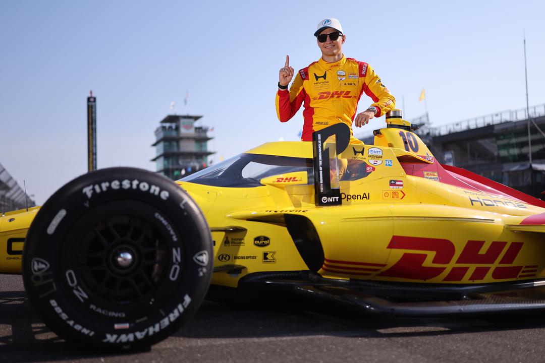IndyCar reigning champion Alex Palou discussed scoring pole position at the 110th running of the Indy 500.