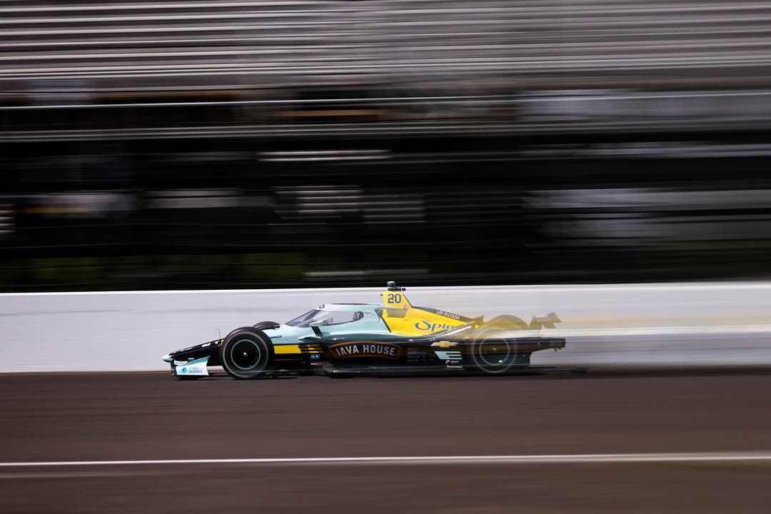 Alex Rossi, Pato O'Ward and Romain Grosjean have walked away from a big crash in Indy 500 Monday practice ahead of the race next Sunday.