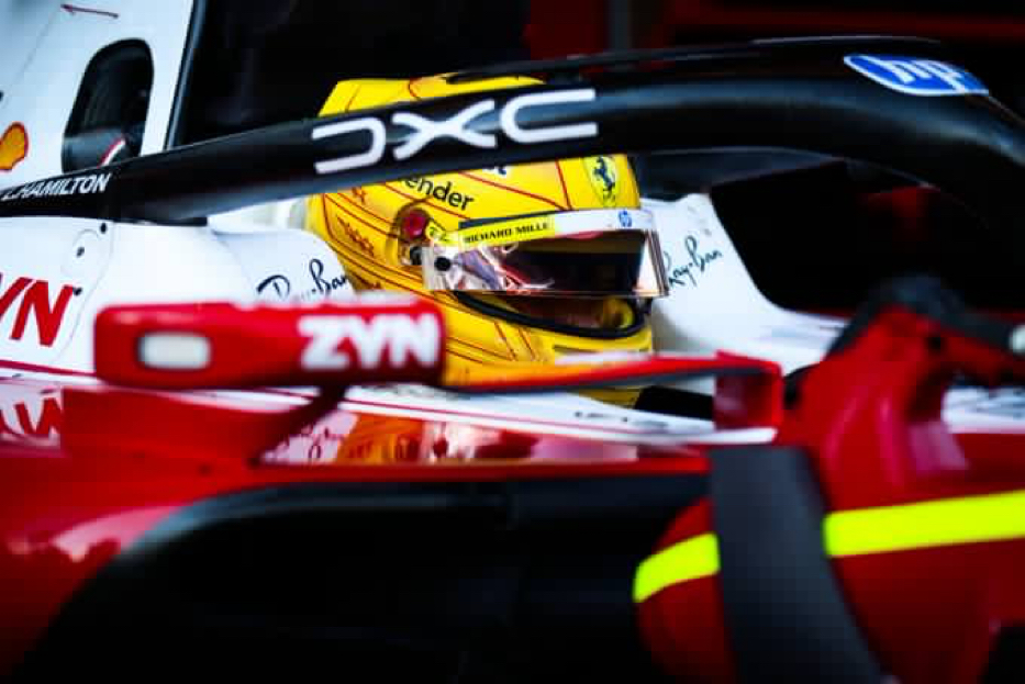 Hamilton during Qualifying for the F1 Austrian GP