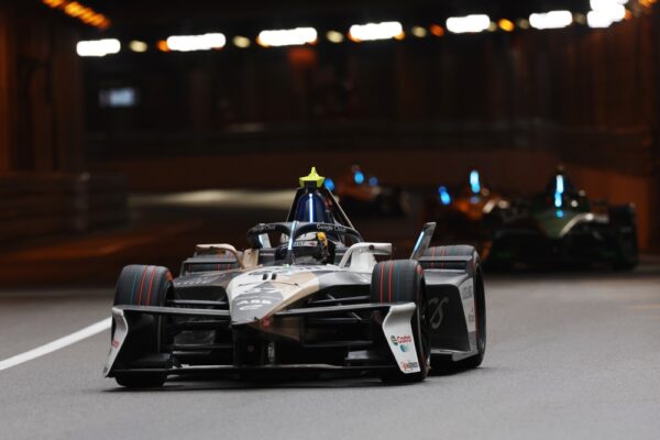 Cassidy racing during the Monaco E-Prix