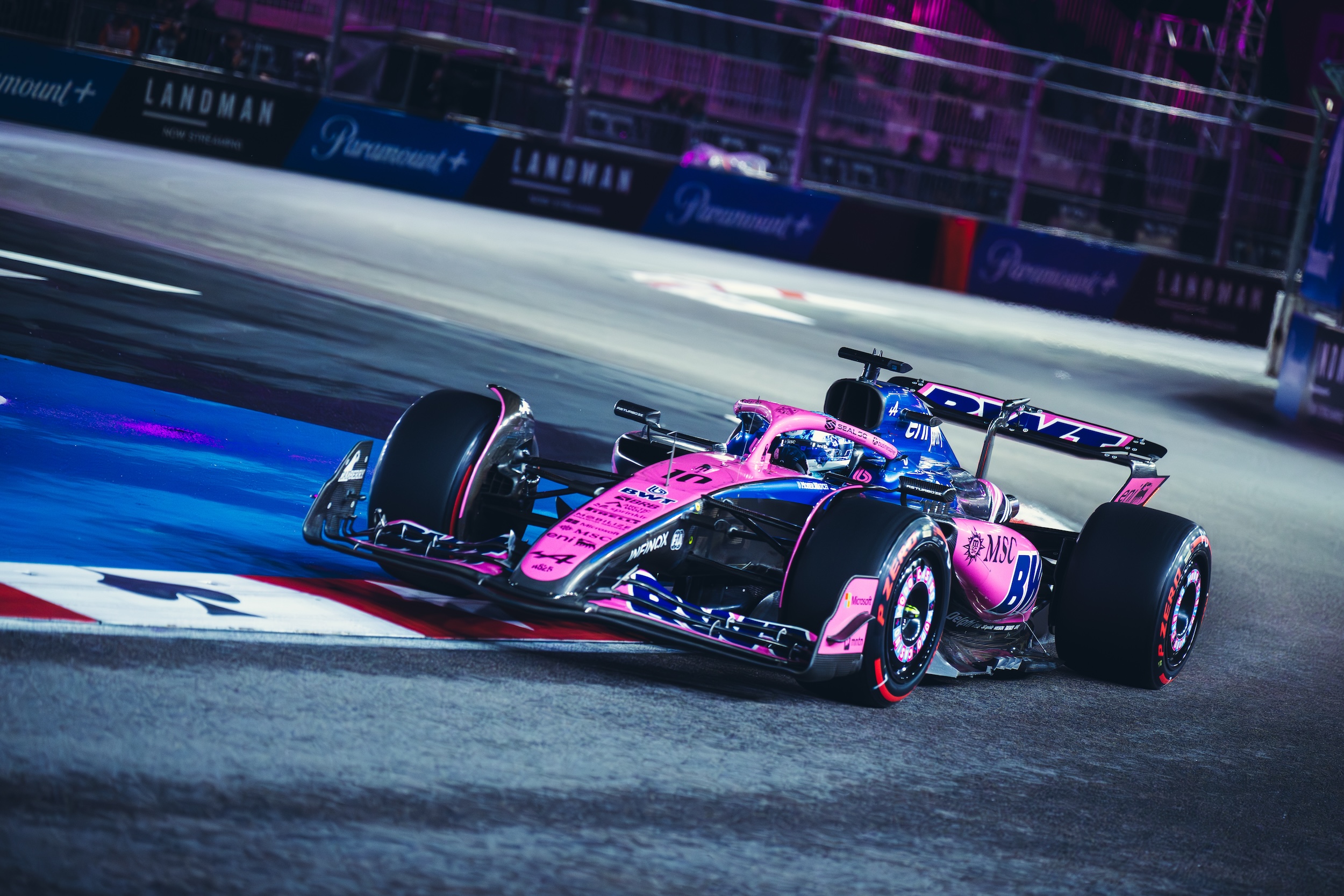 Pierre Gasly's Las Vegas GP Qualifying session proved to be an adrenaline-fueled challenge in treacherous wet conditions.