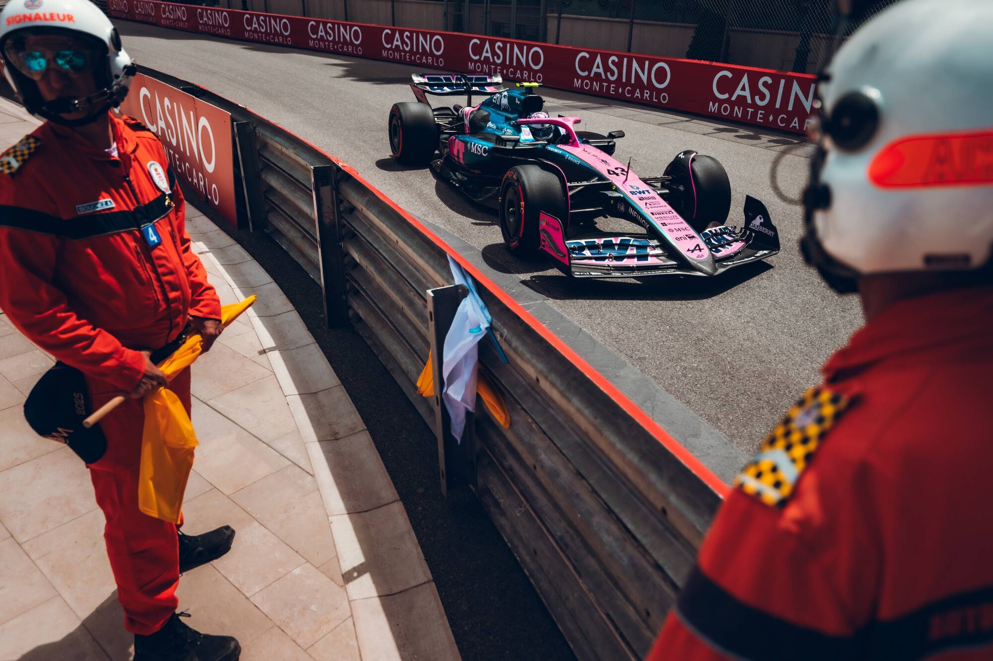 BWT Alpine Formula One Team - 2025 Formula One Monaco Grand Prix, Friday. Franco Colapinto, number 43