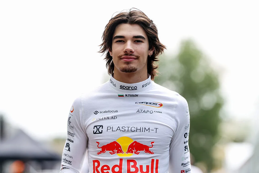 Tsolov ahead of the 2026 F2 Spanish GP in Madrid