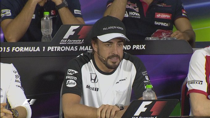 Fernando Alonso speaks at the 2015 F1 Malaysian Grand Prix about his mysterious pre-season testing crash in Barcelona.