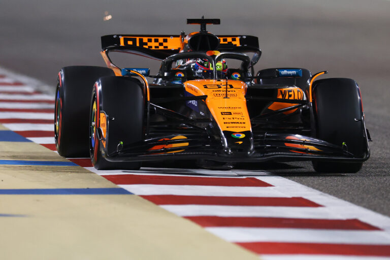 McLaren's Oscar Piastri in Qualifying for the Bahrain GP