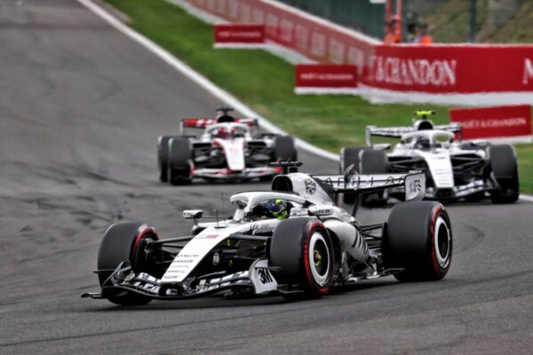 Sergio Perez for the Cadillac F1 Team at the 2026 F1 Belgian GP.