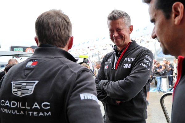 Valterri Bottas and Sergio Perez react to Cadillac's Team Principal change from Graeme Lowdon to Marcin Budkowski.