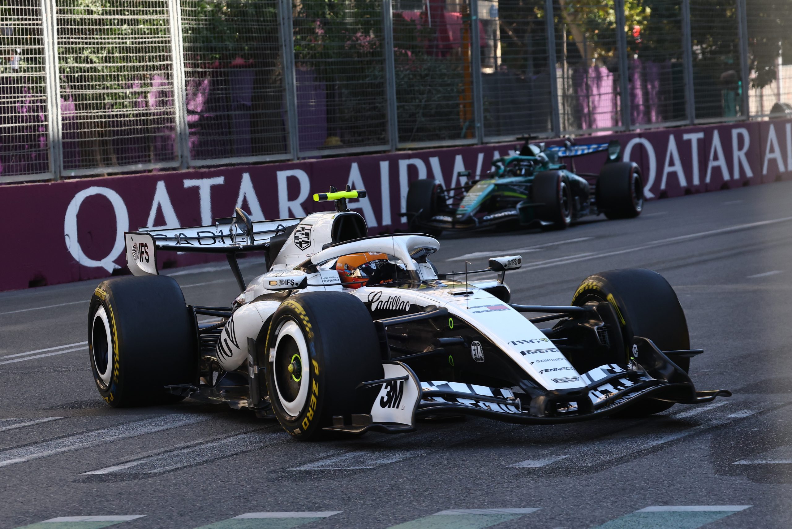 Valtteri Bottas on track at the 2026 F1 Azerbaijan GP
