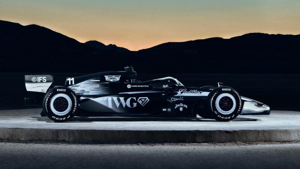 Take a look at the 2026 livery launched by Cadillac F1 Team for their inaugural season in Formula 1 at the Super Bowl LX.