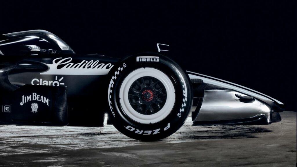 Take a look at the 2026 livery launched by Cadillac F1 Team for their inaugural season in Formula 1 at the Super Bowl LX.