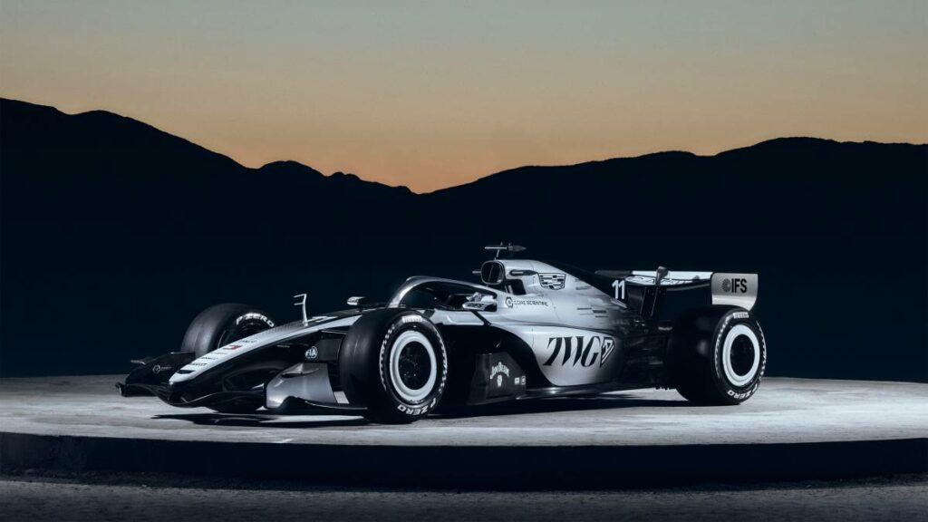 Take a look at the 2026 livery launched by Cadillac F1 Team for their inaugural season in Formula 1 at the Super Bowl LX.