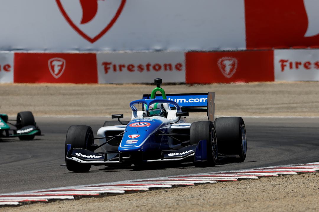 Indy NXT qualifying for rounds 10 and 11 got going later than scheduled at Laguna Seca, full report and results below.