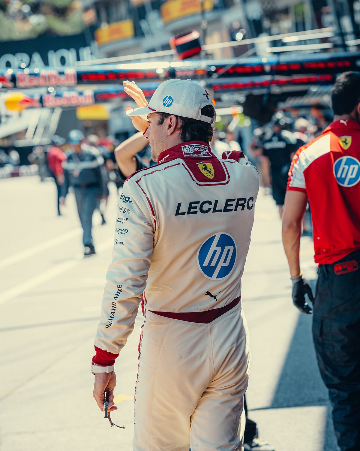 Ferrari’s Charles Leclerc was out of the F1 2026 Monaco GP after hitting the barriers at Anthony Noghes on lap 66.