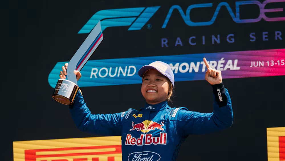 Chloe chamber growth in 2025 F1 academy season