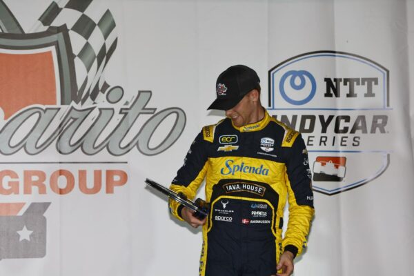 Denmark's Christian Rasmussen had a memorable day at Gateway in St. Louis on Sunday as he finished P3 to secure his first podium in the IndyCar series.